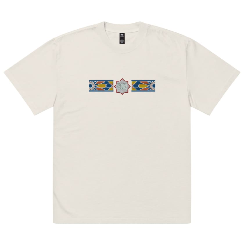 T-shirt Maroc 212 oversize brodé