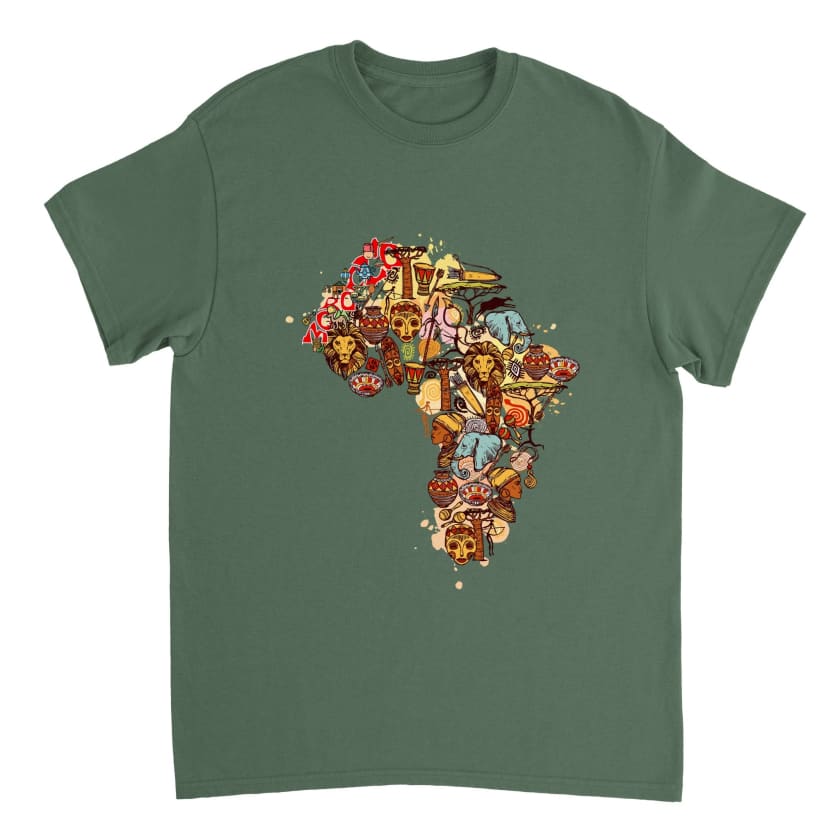 T-shirt Maroc Afrique tradition design original unisexe