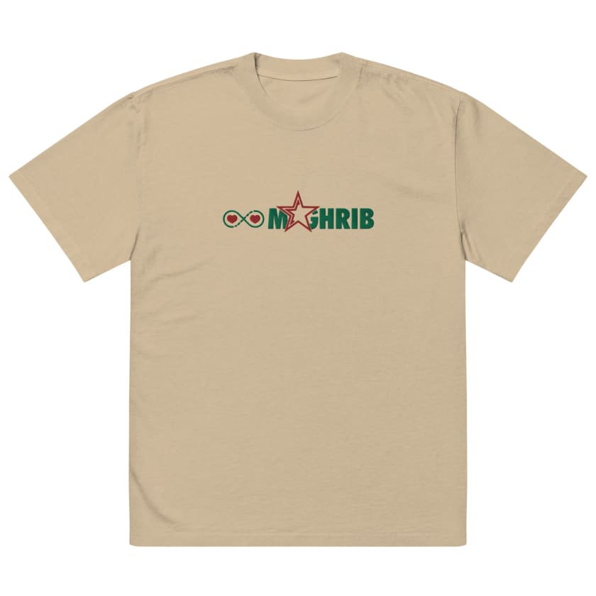 T-shirt Maroc Love Infini oversize Brodé