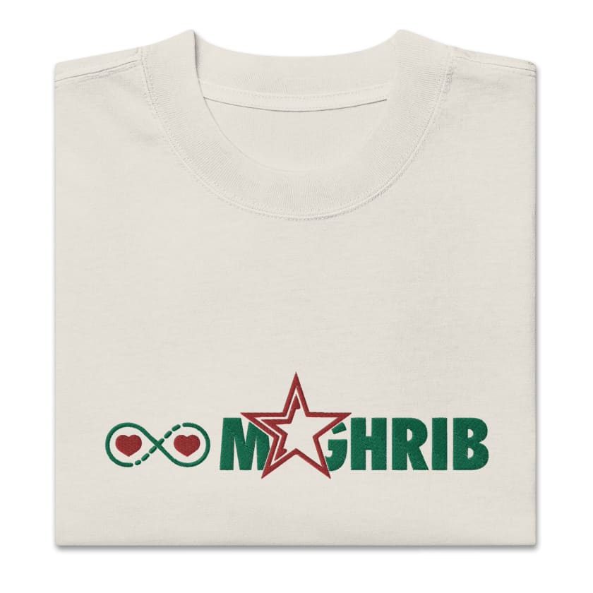T-shirt Maroc Love Infini oversize Brodé