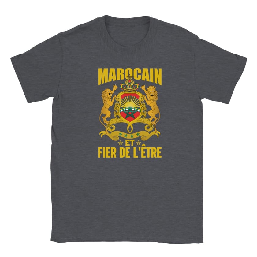 T-shirt Marocain et Fier de l’être enfant unisexe