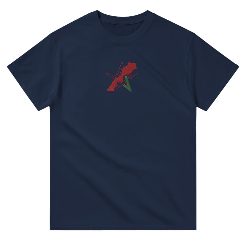 T-shirt Morocco carte étoile unisexe