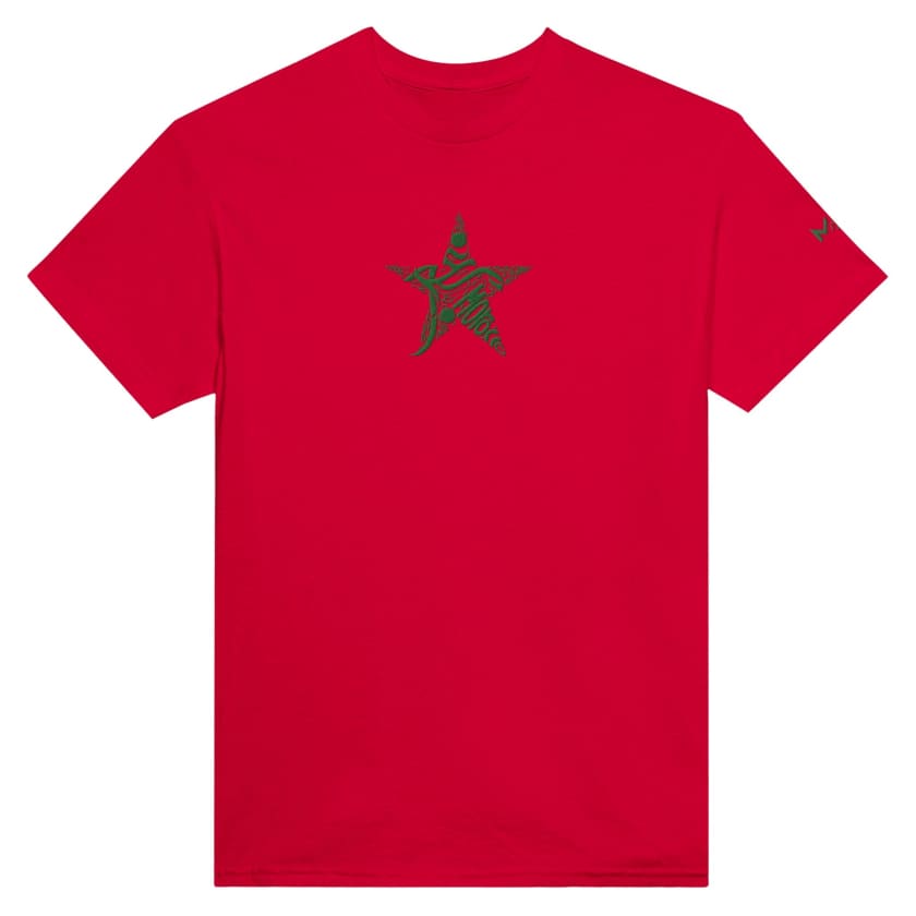 T-shirt Morocco star brodé unisexe