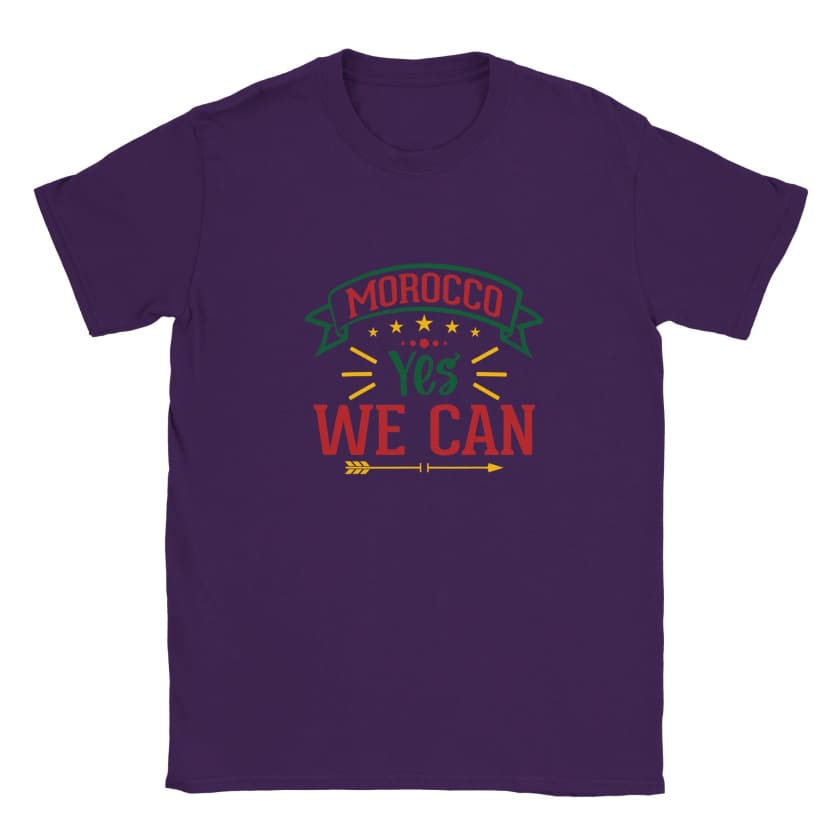 T-shirt Morocco yes we Can enfant unisexe
