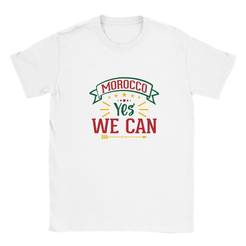T-shirt Morocco yes we Can enfant unisexe
