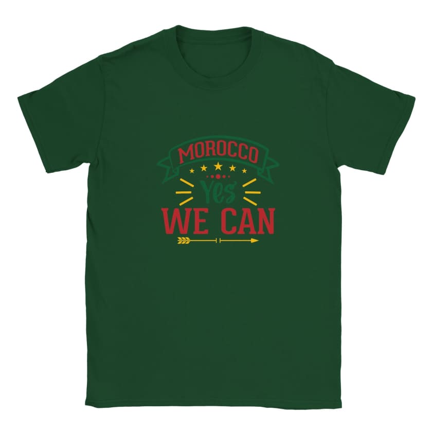 T-shirt Morocco yes we Can enfant unisexe