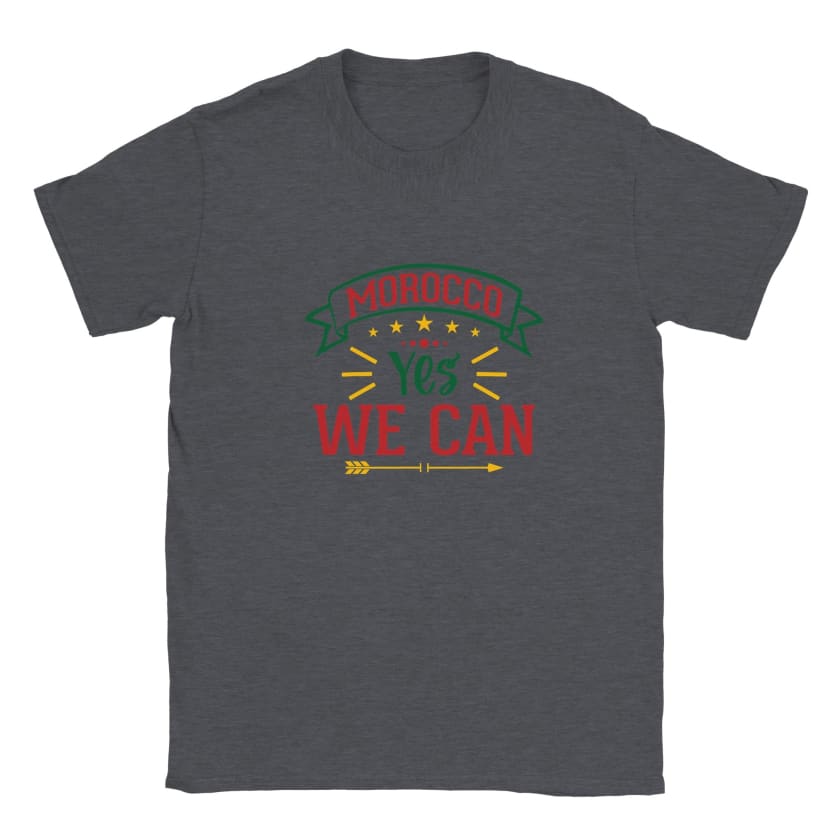 T-shirt Morocco yes we Can enfant unisexe
