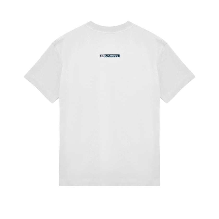 T-Shirt Oversize Blanc étoile du Maroc verte