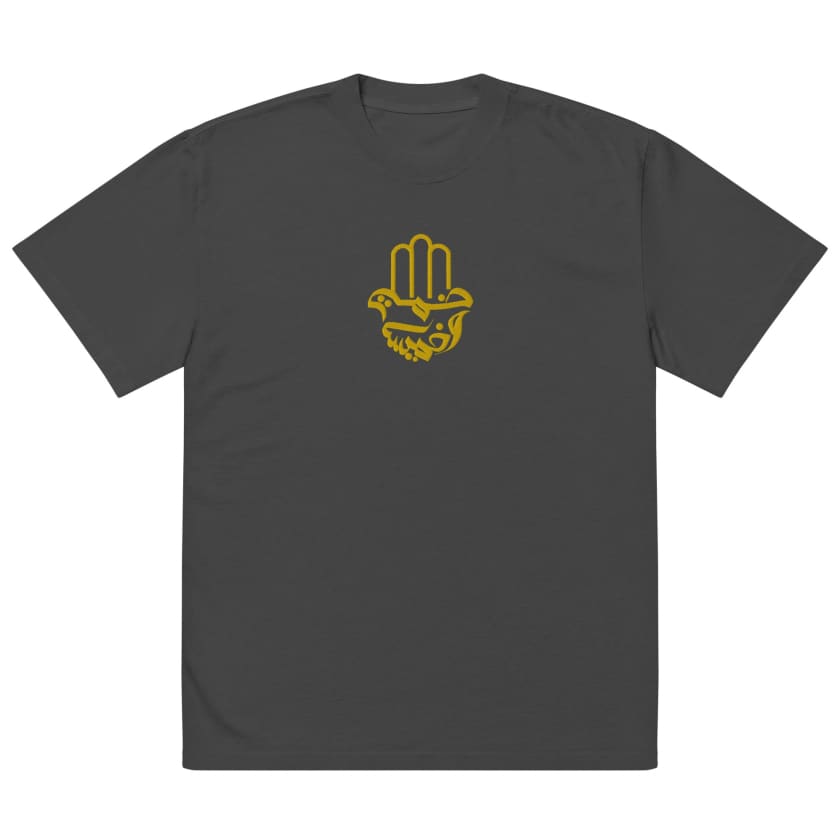 T-shirt oversize Brodé Khamsa Wakhmis Main Fatima
