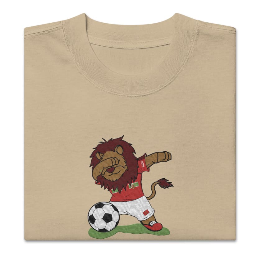 T-shirt oversize Brodé Lion Atlas V2 CAN 24