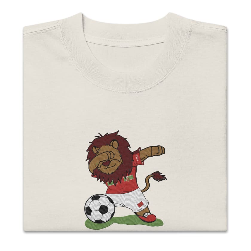 T-shirt oversize Brodé Lion Atlas V2 CAN 24