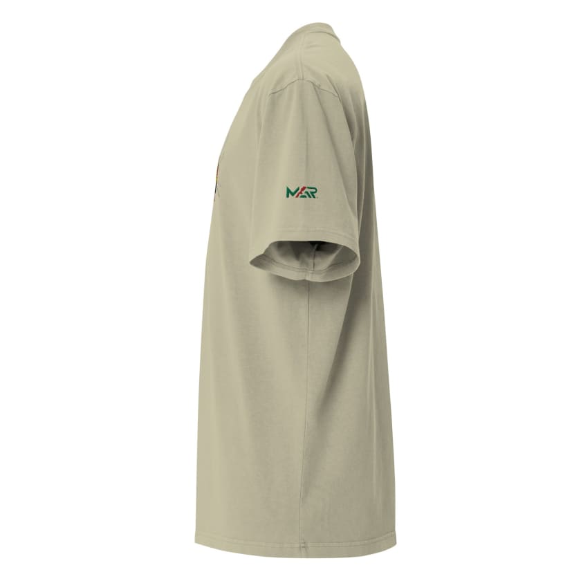 T-shirt oversize délavé Captain Guerrabe Brodé foot Maroc