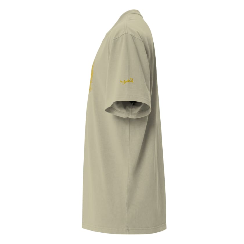 T-shirt oversize design Almamlaka Almaghribya calligraphie