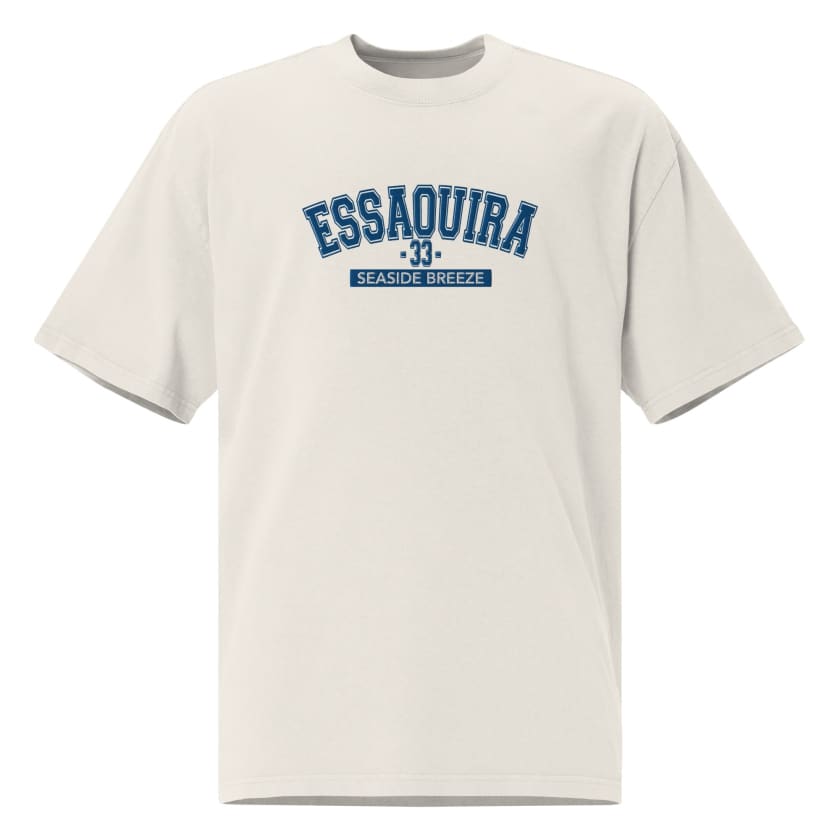 T-shirt oversize ESSAOUIRA 33 seaside Breeze brodé unisexe