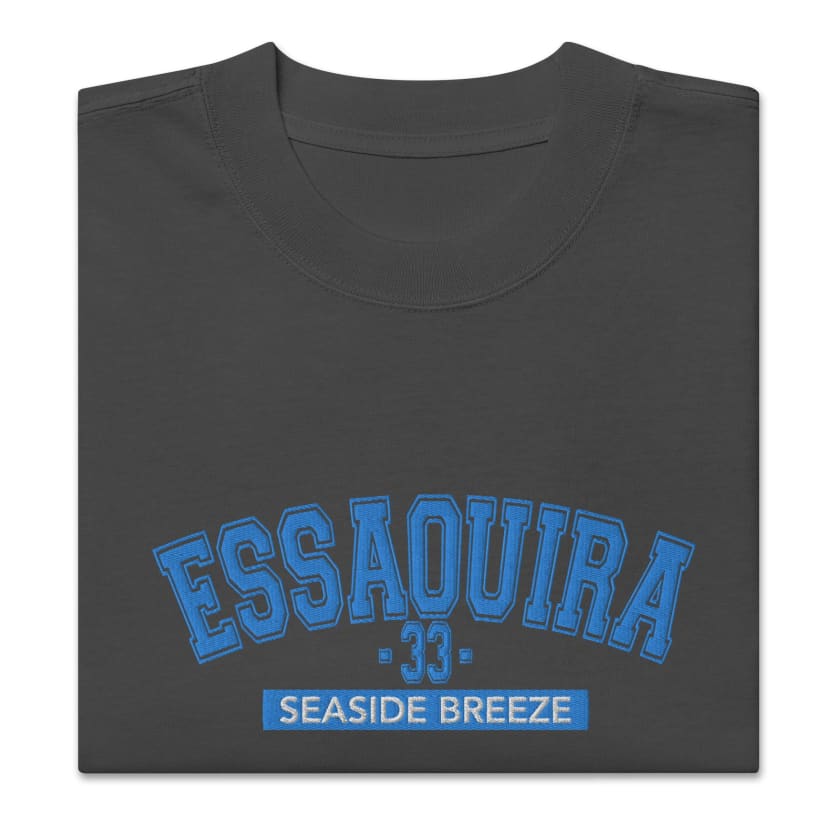 T-shirt oversize ESSAOUIRA 33 seaside Breeze brodé unisexe