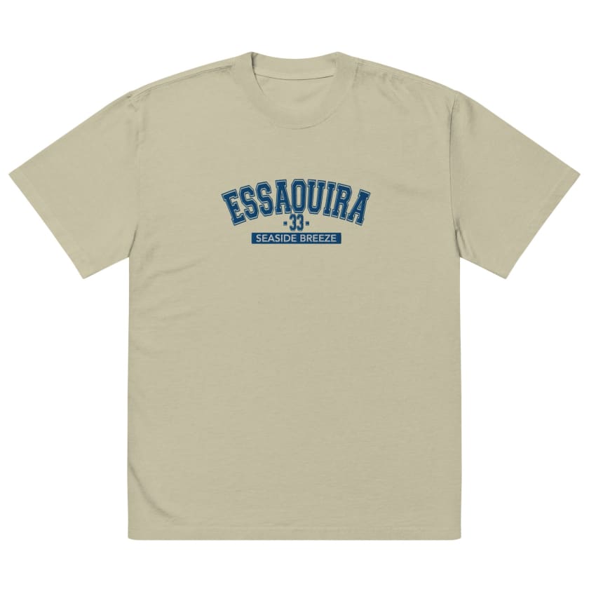 T-shirt oversize ESSAOUIRA 33 seaside Breeze brodé unisexe