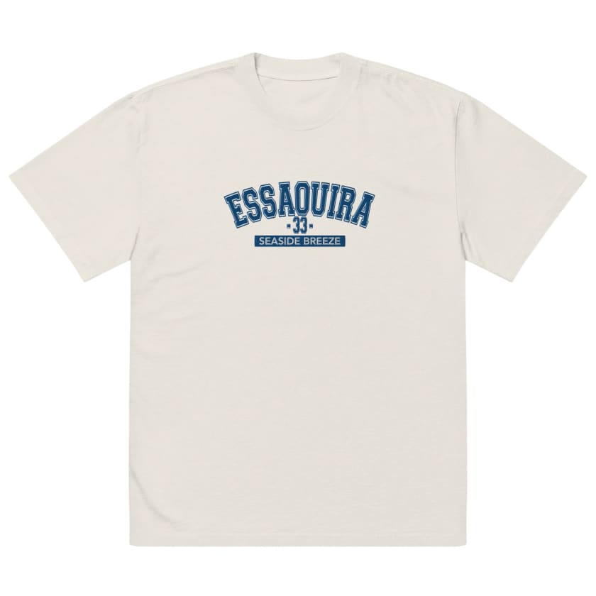 T-shirt oversize ESSAOUIRA 33 seaside Breeze brodé unisexe