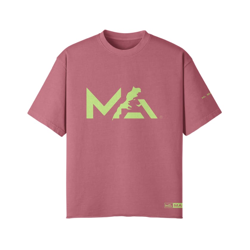 T-Shirt Oversize Logo MA Brand pistache