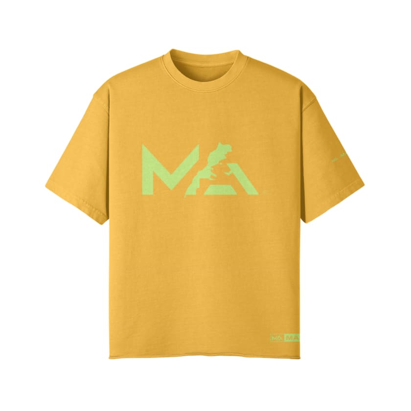 T-Shirt Oversize Logo MA Brand pistache
