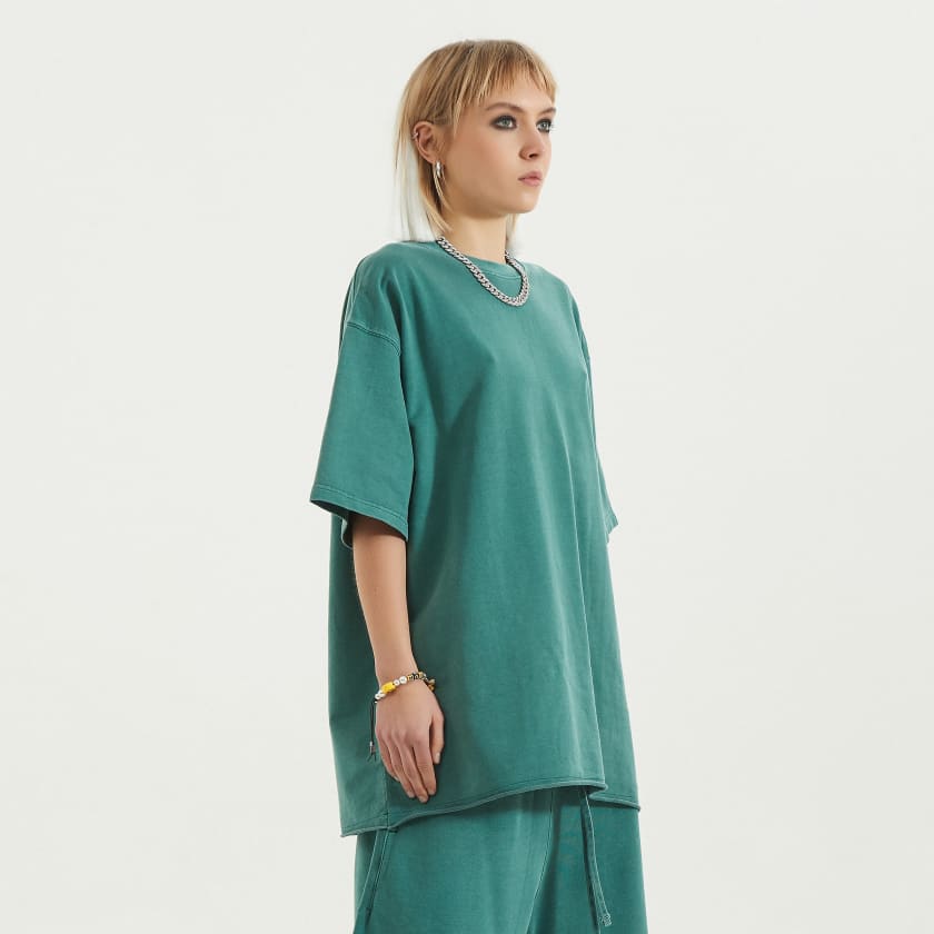 T-Shirt Oversize Logo MA Brand pistache