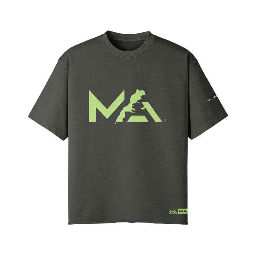 T-Shirt Oversize Logo MA Brand pistache