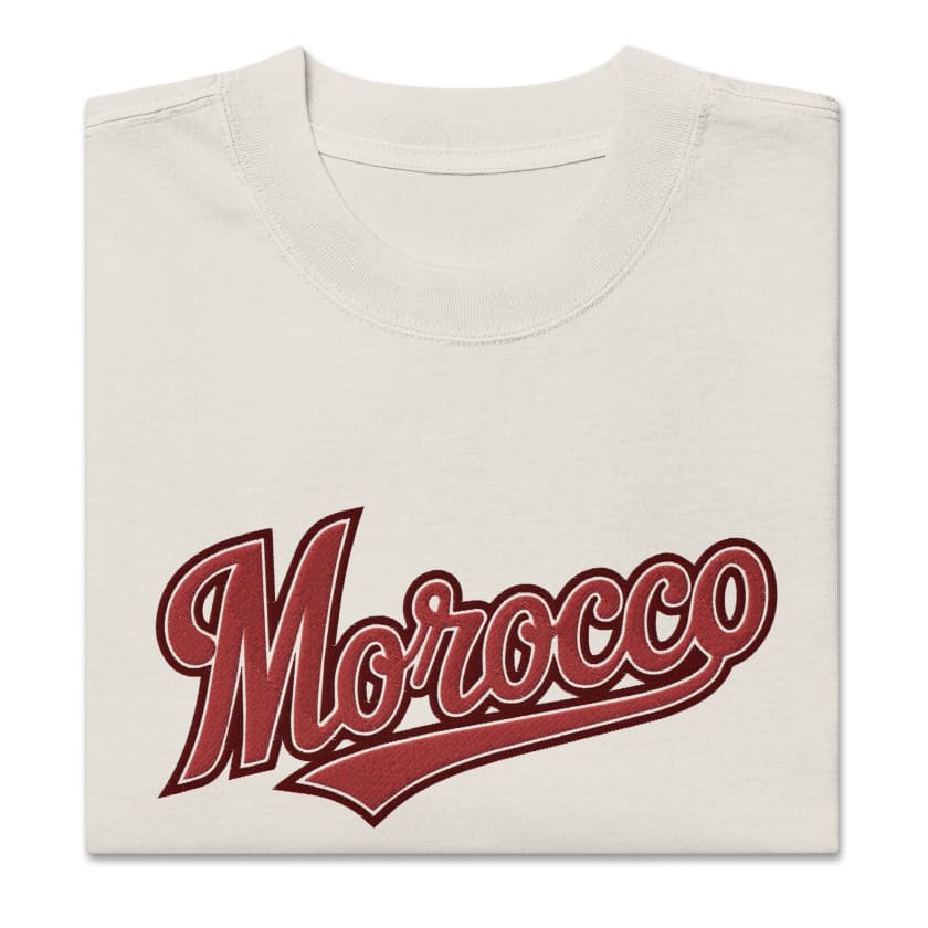 T-shirt oversize Morocco brodé MAR