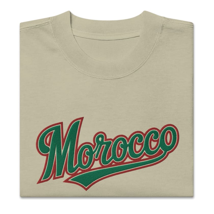 T-shirt oversize Morocco brodé MAR
