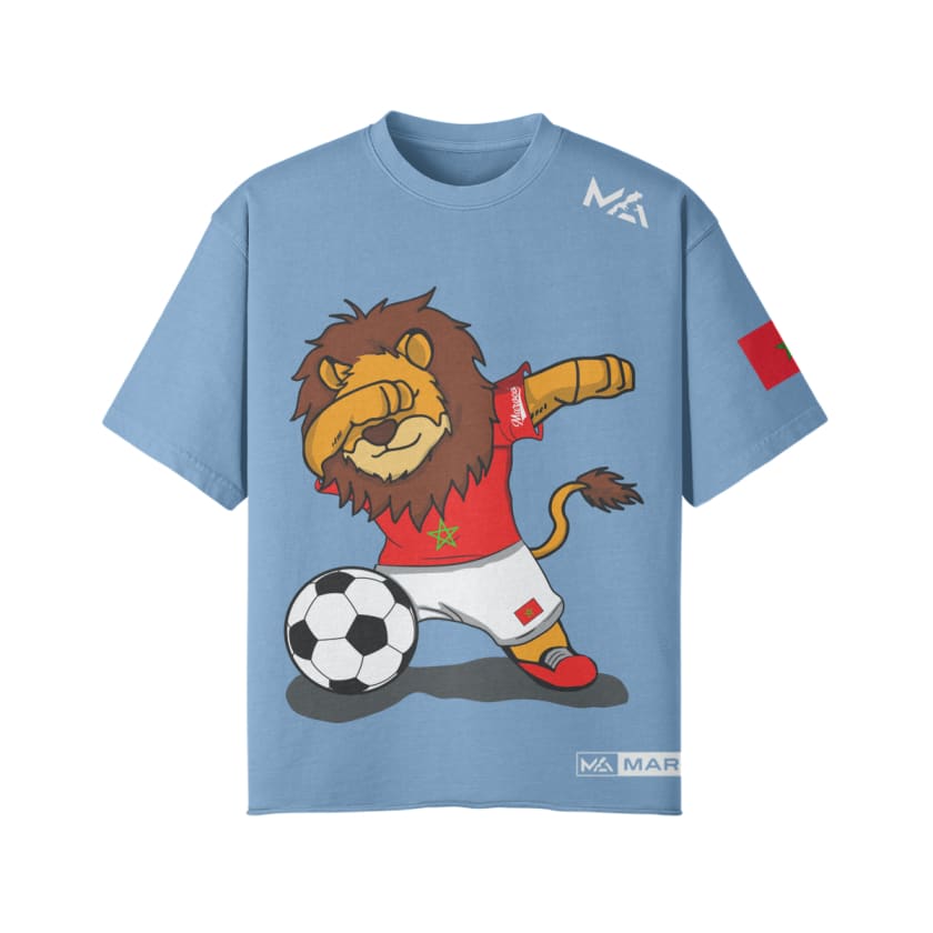 T-shirt oversize Unisexe Lion de l’Atlas Supporters