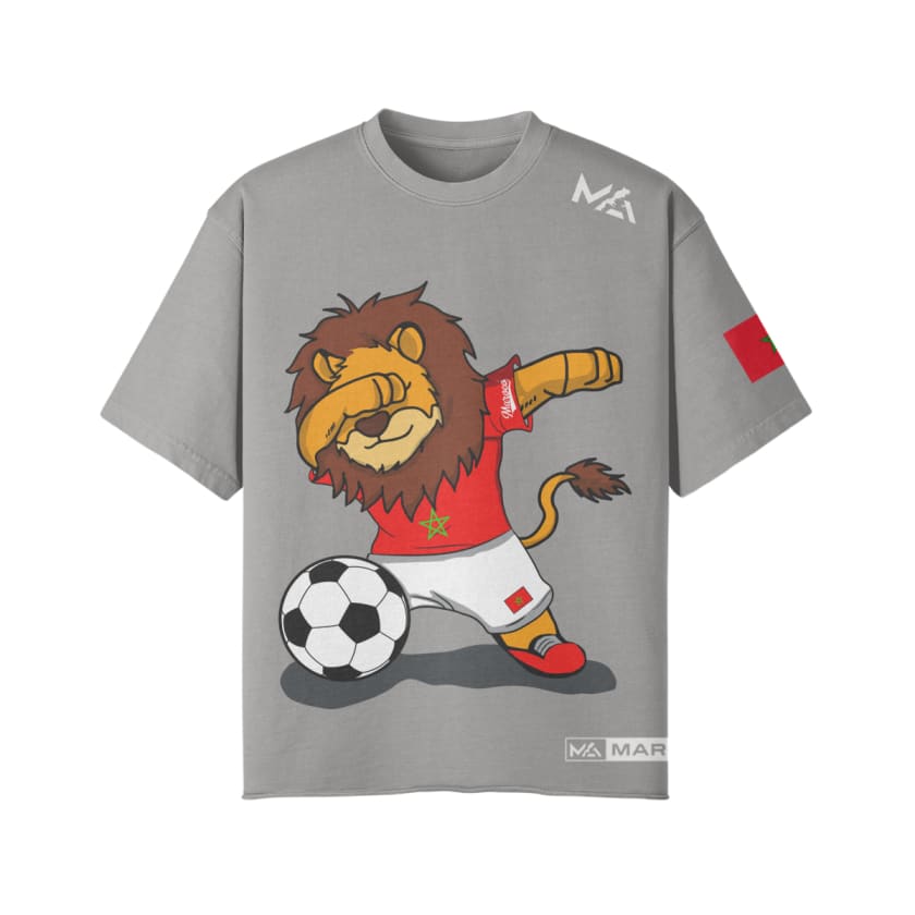 T-shirt oversize Unisexe Lion de l’Atlas Supporters