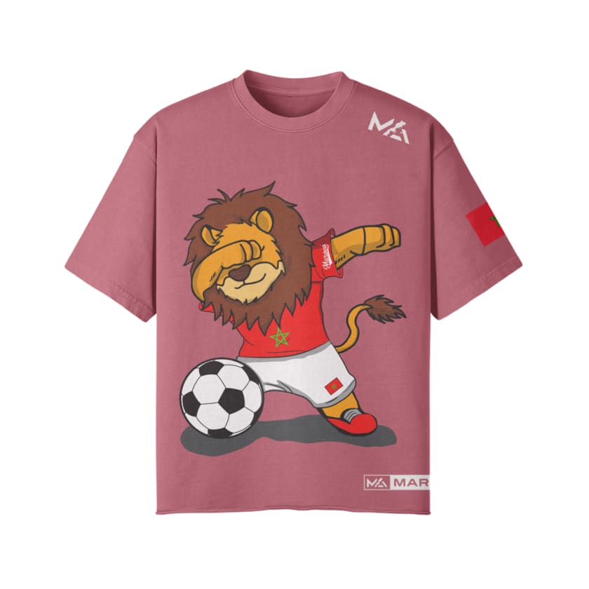 T-shirt oversize Unisexe Lion de l’Atlas Supporters