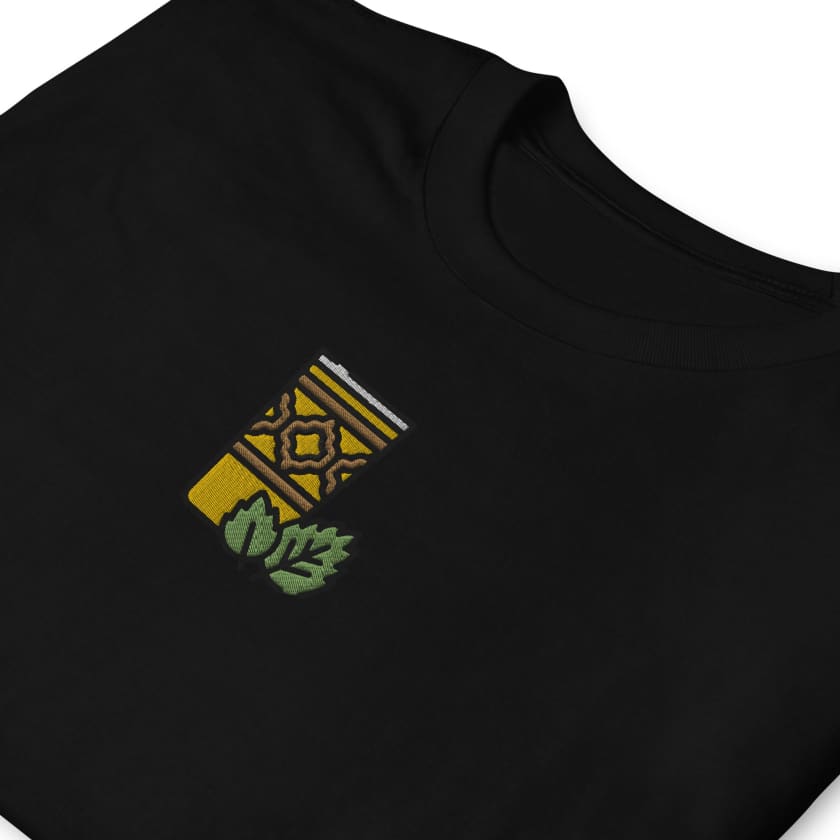 T-shirt Personnalisé Brodé Atay Verre de Thé Marocain