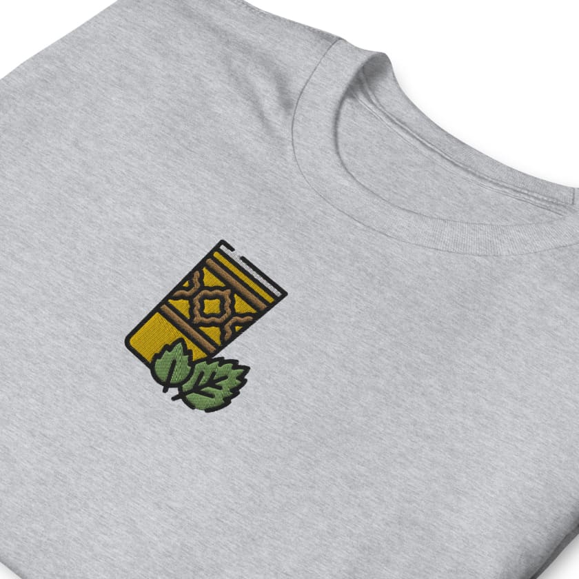 T-shirt Personnalisé Brodé Atay Verre de Thé Marocain