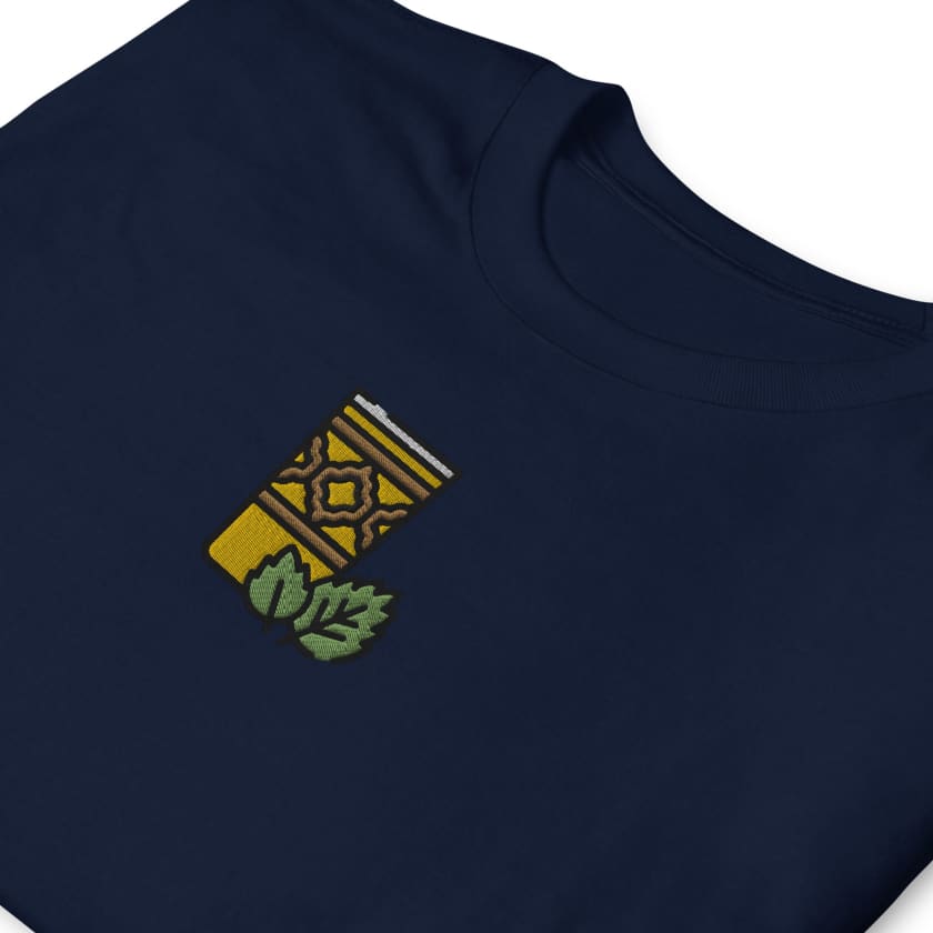 T-shirt Personnalisé Brodé Atay Verre de Thé Marocain