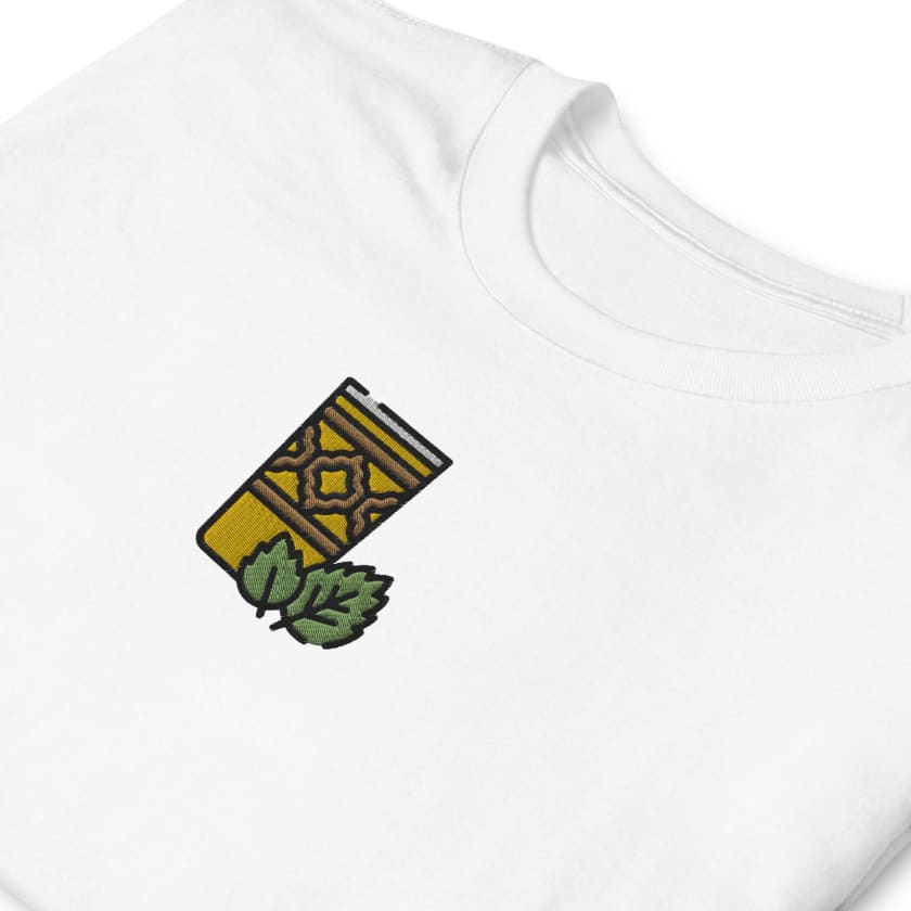 T-shirt Personnalisé Brodé Atay Verre de Thé Marocain