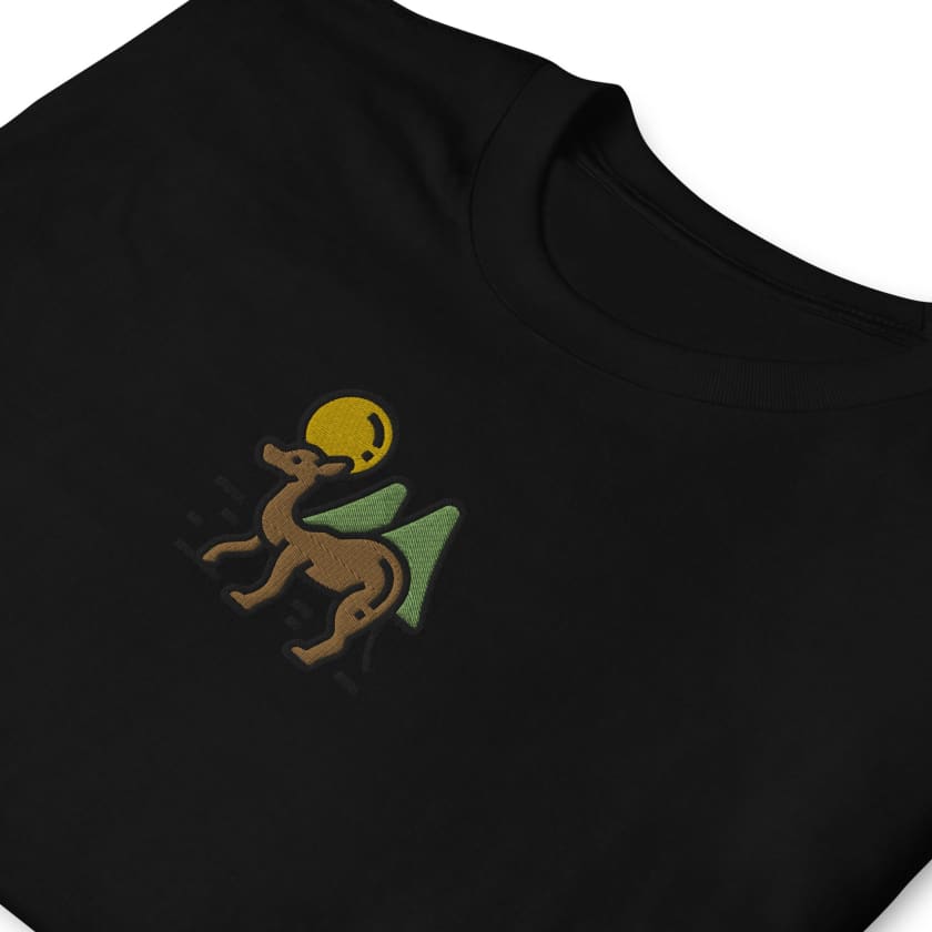 T-shirt Personnalisé brodé Chameau Unisexe à Manches Courtes