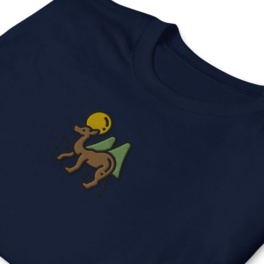 T-shirt Personnalisé brodé Chameau Unisexe à Manches Courtes