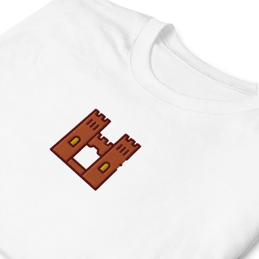 T-shirt Personnalisé Brodé Kasbah Maroc Unisexe à Manches