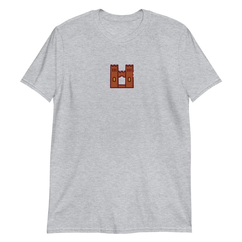 T-shirt Personnalisé Brodé Kasbah Maroc Unisexe à Manches