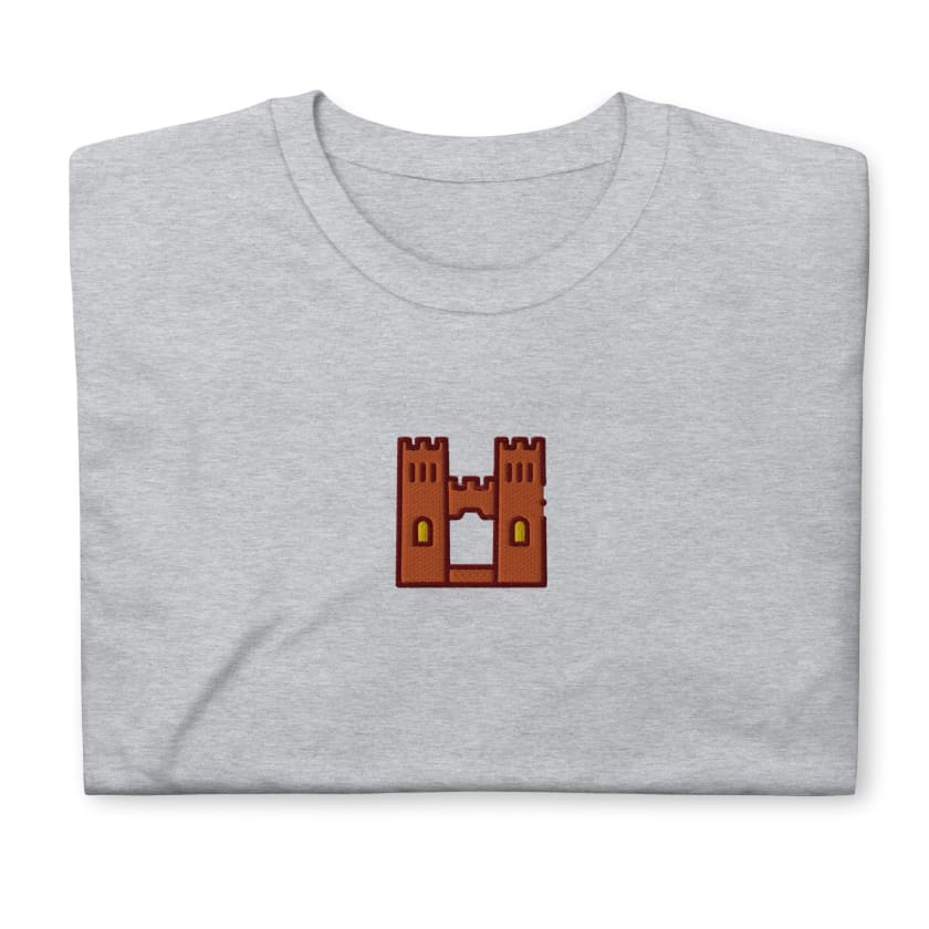 T-shirt Personnalisé Brodé Kasbah Maroc Unisexe à Manches