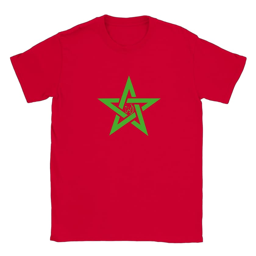 T-shirt personnalisé étoile du Maroc + prénom unisexe