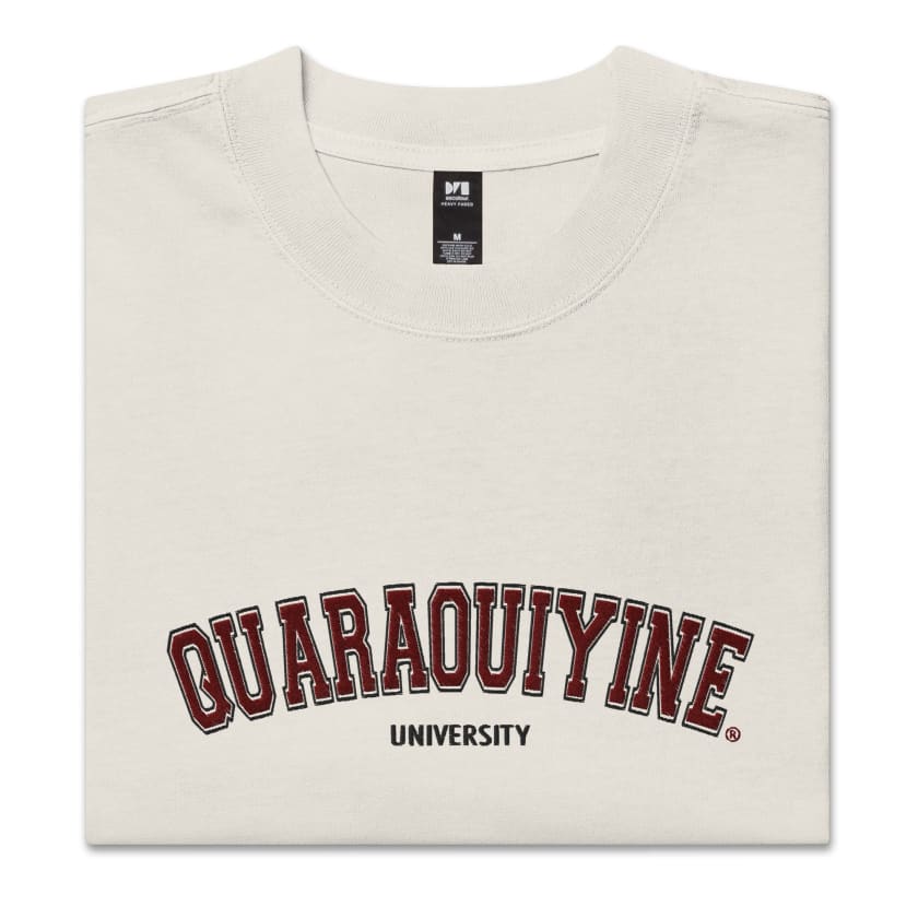 T-shirt Quaraouiyine university Brodé oversize