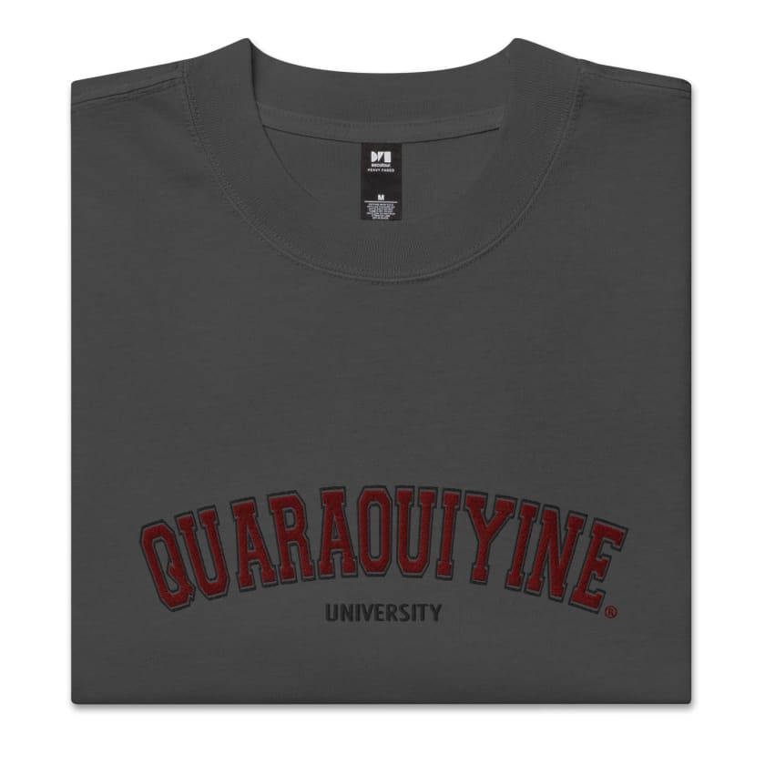 T-shirt Quaraouiyine university Brodé oversize