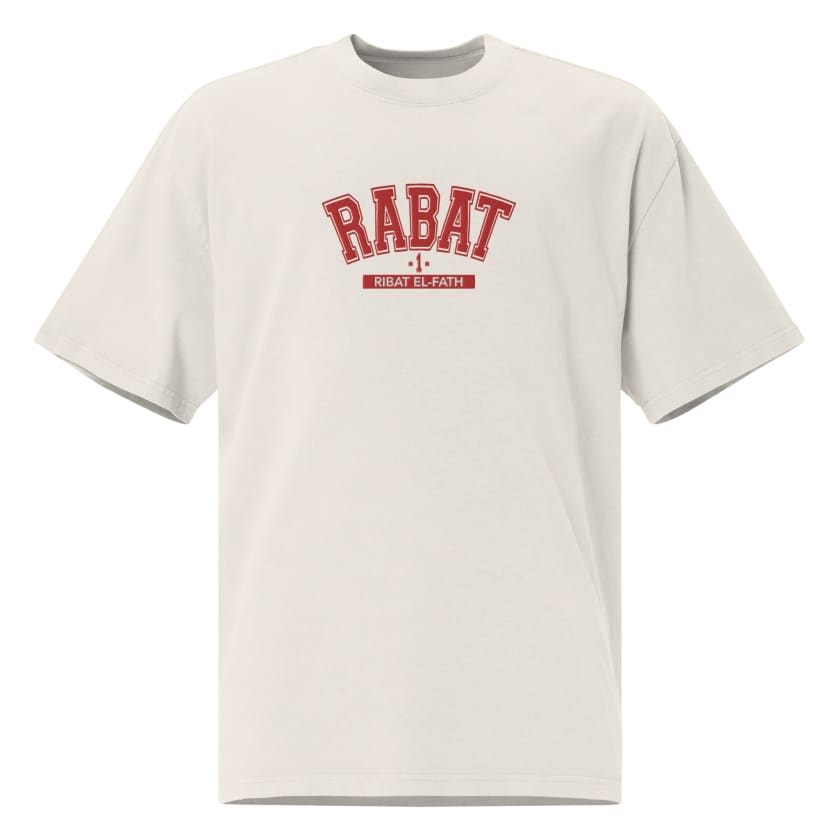 T-shirt Rabat 1 Ribat El Fath Brodé oversize unisexe