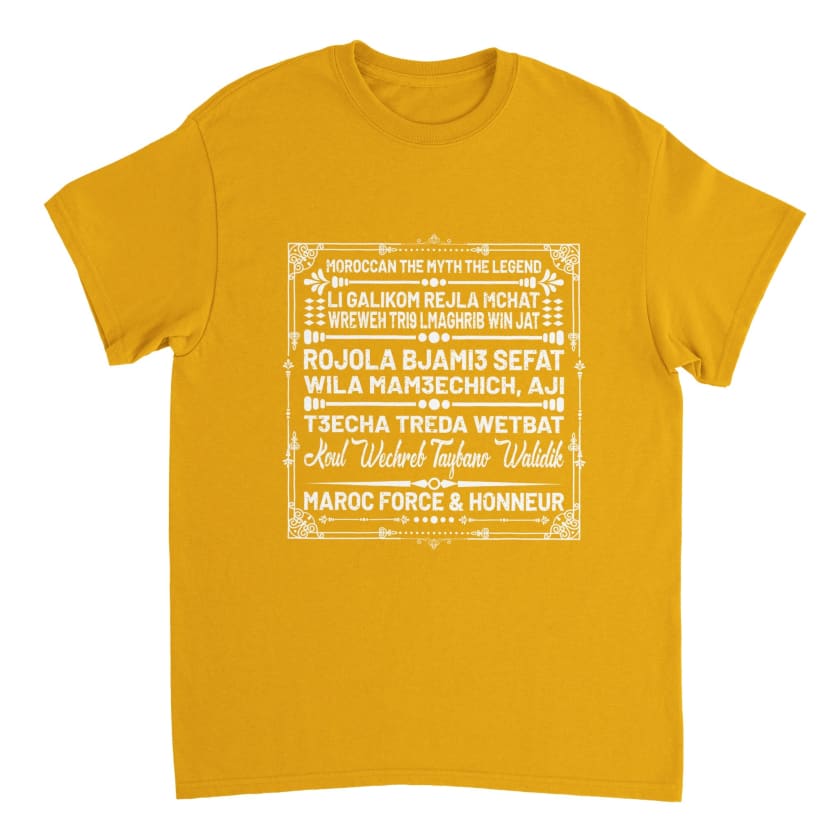 T-shirt Rojola MOROCCAN THE MYTH