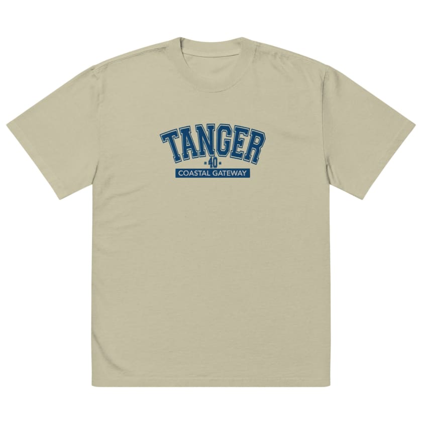T-shirt Tanger 40 Coastal Gateway brodé oversize unisexe