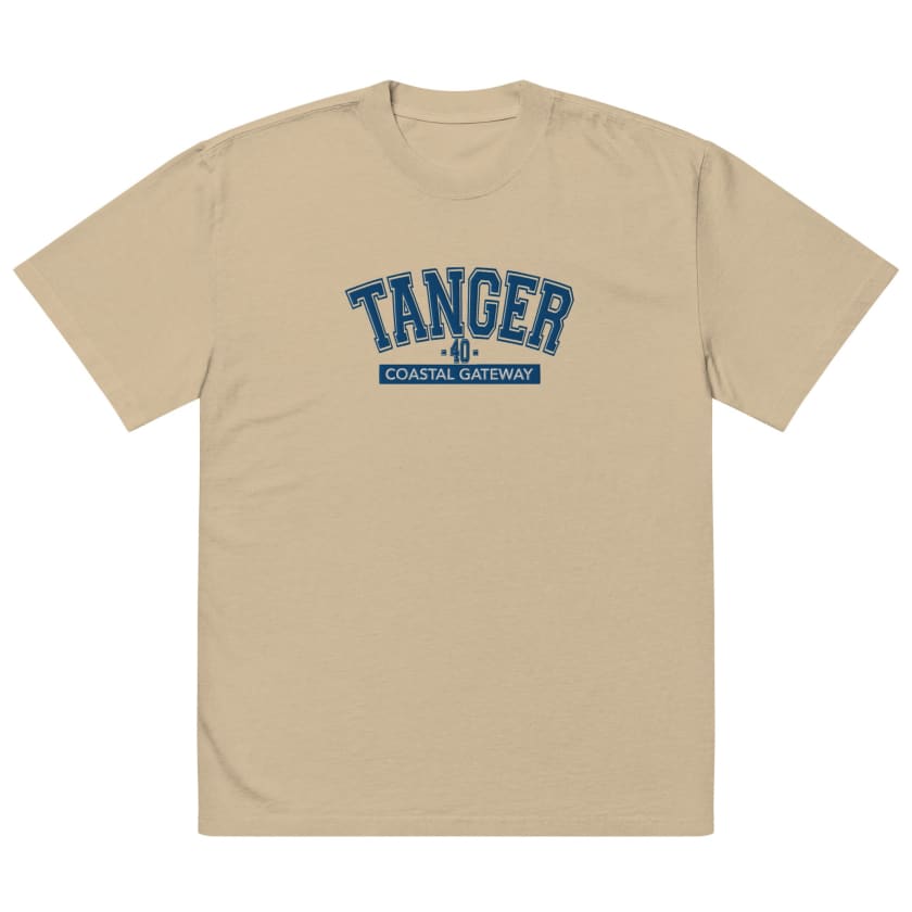 T-shirt Tanger 40 Coastal Gateway brodé oversize unisexe