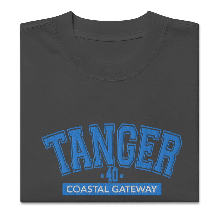 T-shirt Tanger 40 Coastal Gateway brodé oversize unisexe