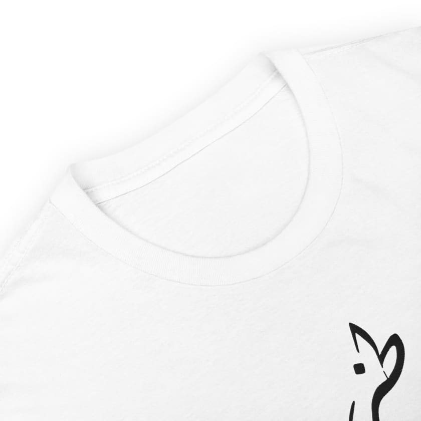 T-shirt Toz Brodé en calligraphie Arabe Unisexe