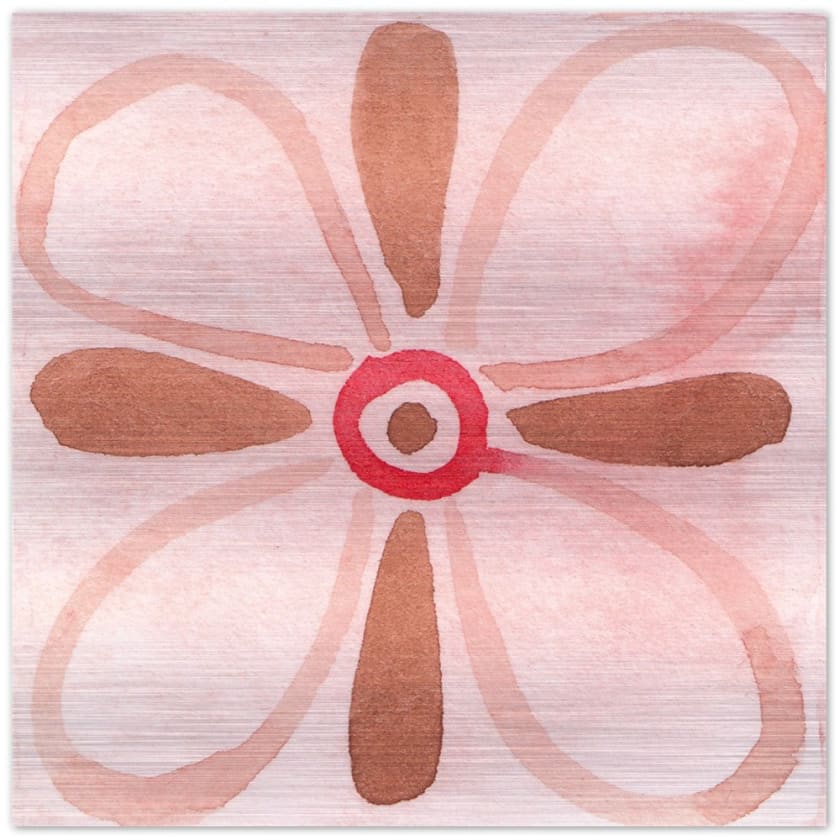 Tableau motif style marocain Impression en aluminium brossé 