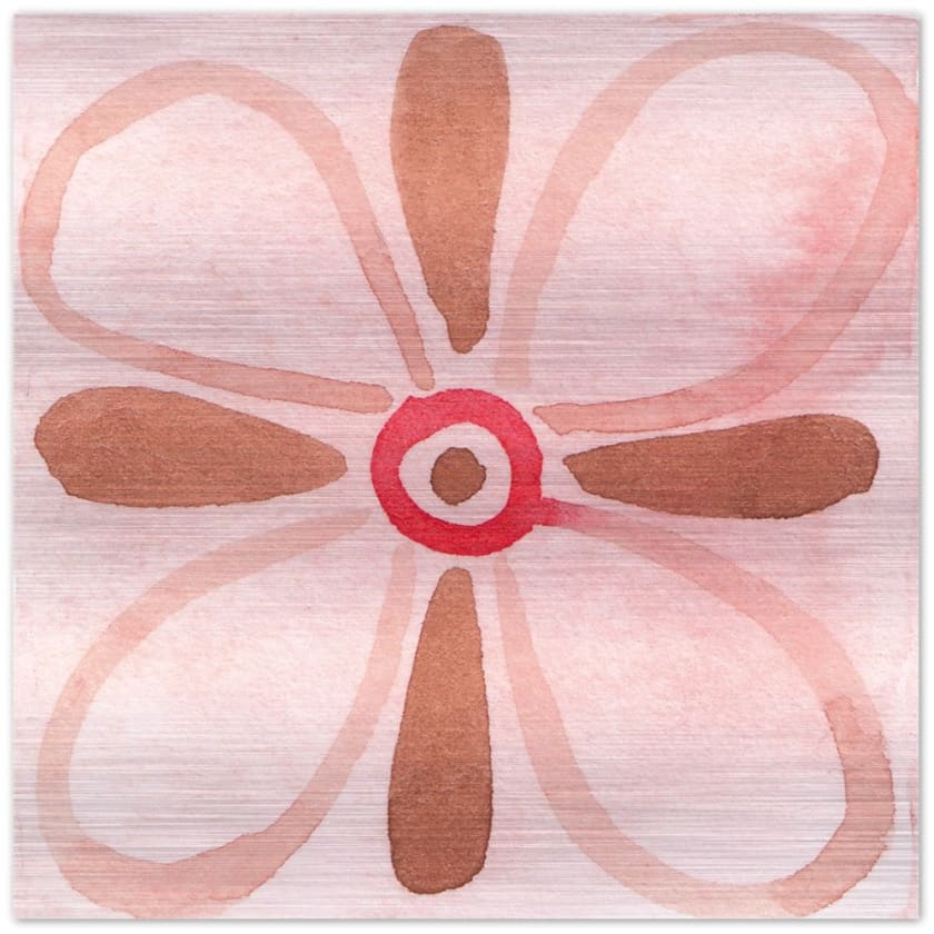 Tableau motif style marocain Impression en aluminium brossé 